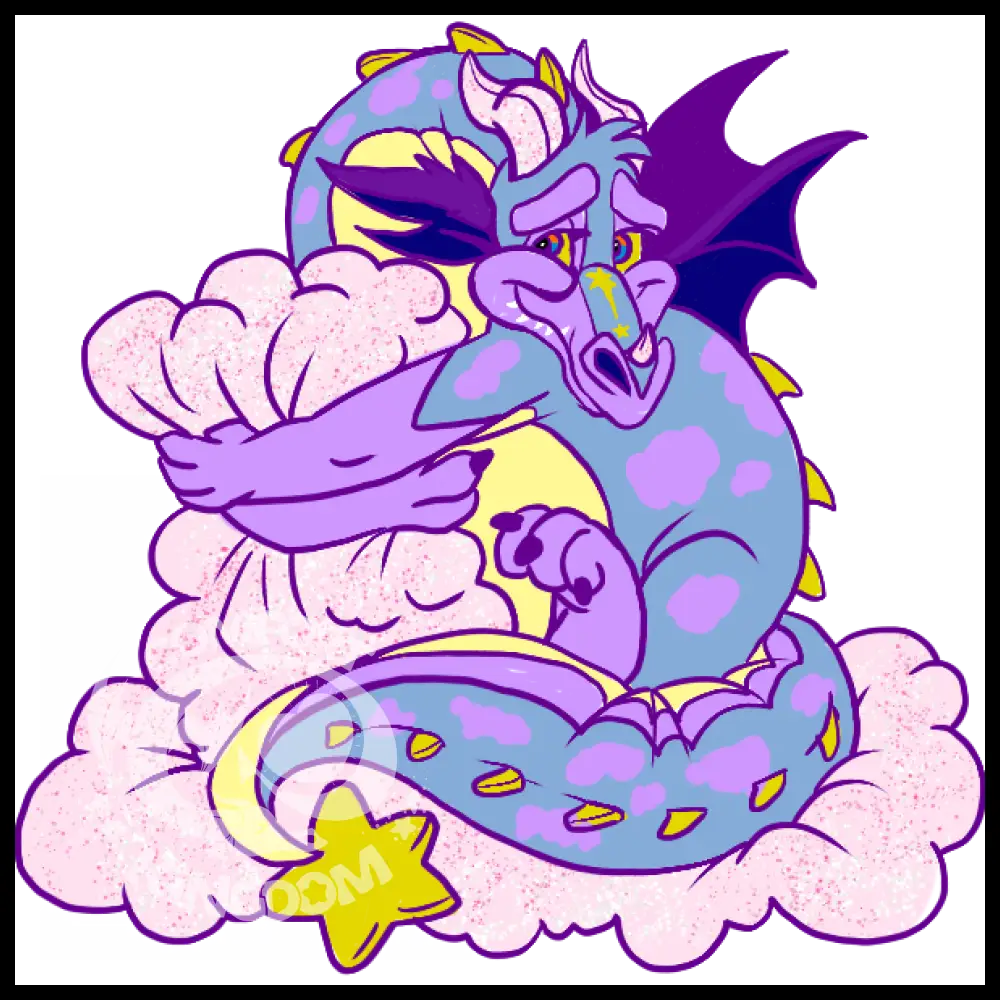 2” Hard Enamel Pin (Dream Keep Dragons) Big Dreams Enamel Pin