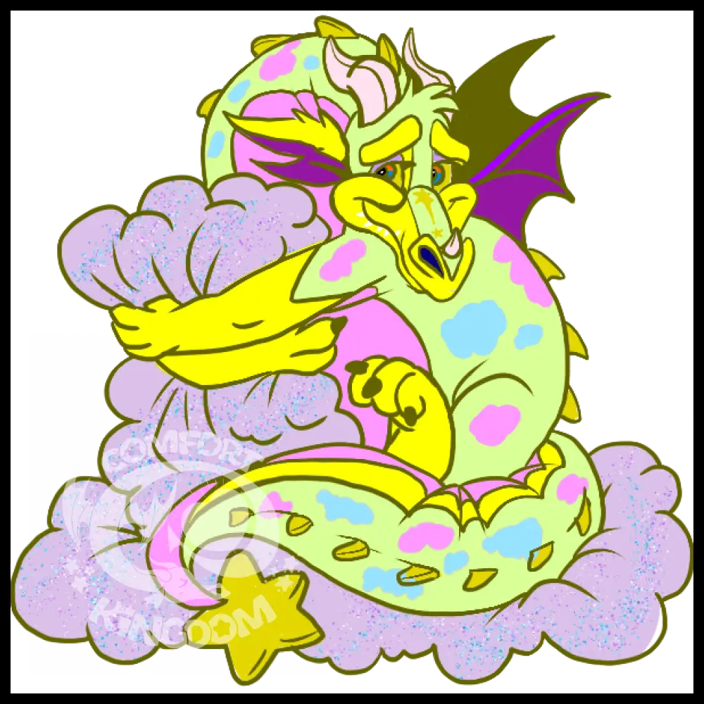 2” Hard Enamel Pin (Dream Keep Dragons) Daydream Enamel Pin