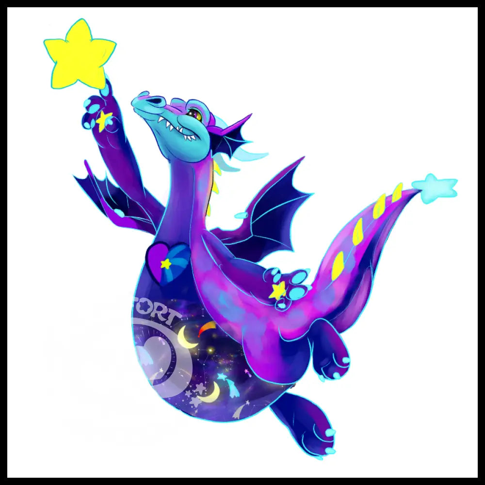 2” Hard Enamel Pin (Dream Keep Dragons) Star Dreamer Enamel Pin