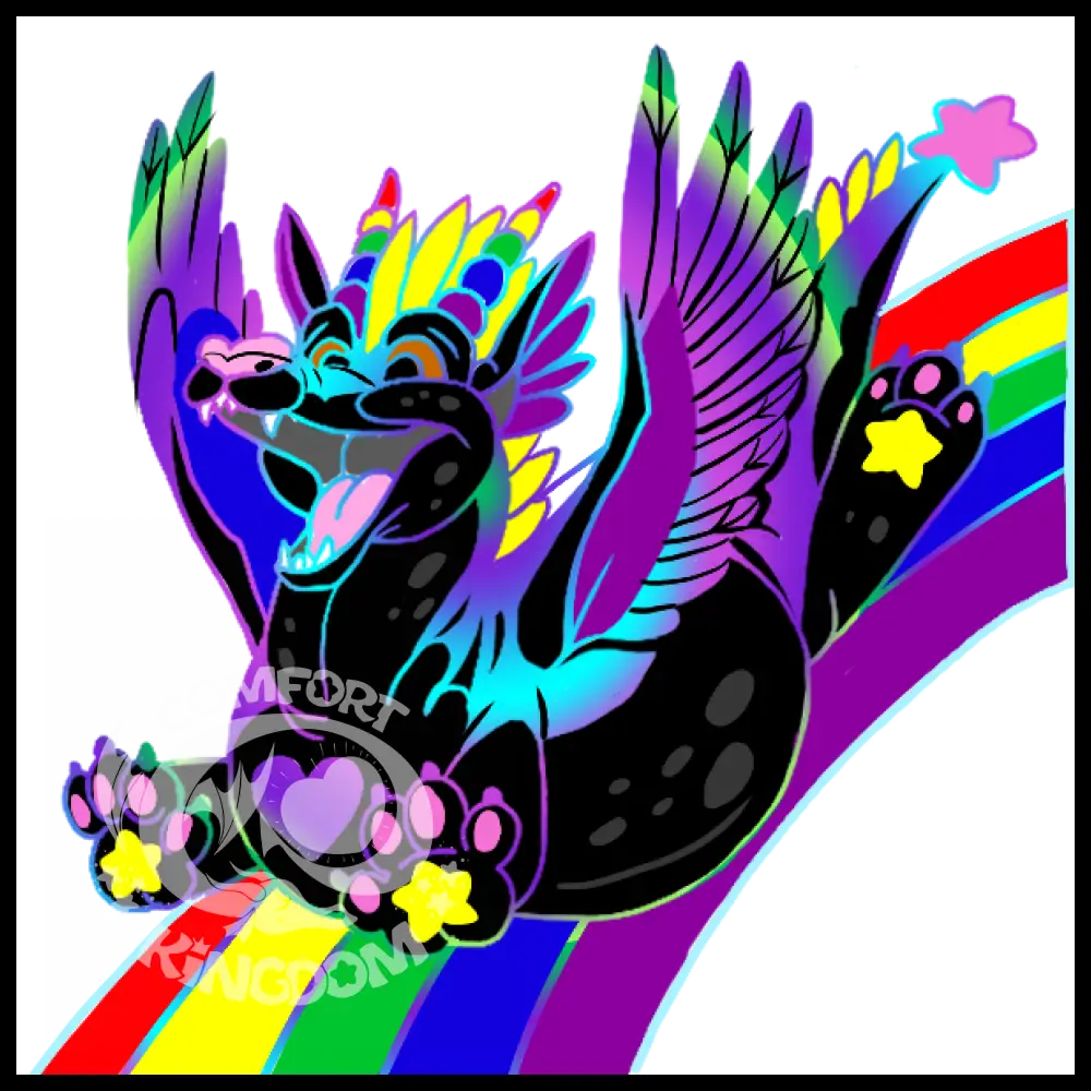 2” Hard Enamel Pin (Dream Keep Dragons) Vivid Dreams Enamel Pin