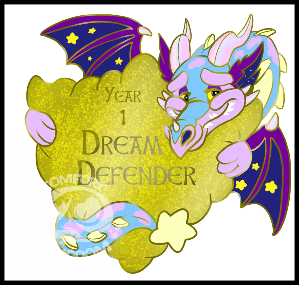 Dream Defender Gold Tier Pin Enamel Pin