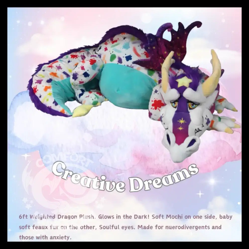Giant Dream Keep Dragon 6ft Plush (Kickstarter Pricing) Creative Dream / Skin Only Unstuffed Doll