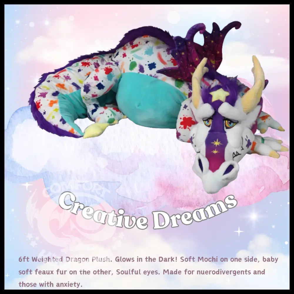 Giant Dream Keep Dragon 6ft Plush (Kickstarter Pricing) Creative Dream / Skin Only Unstuffed Doll