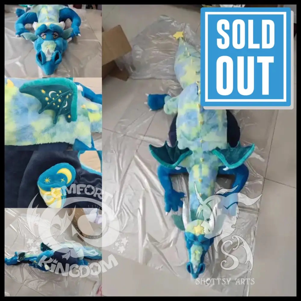 Giant Dream Keep Dragon 6Ft Plush (Kickstarter Pricing) Tranquil Dreams Doll