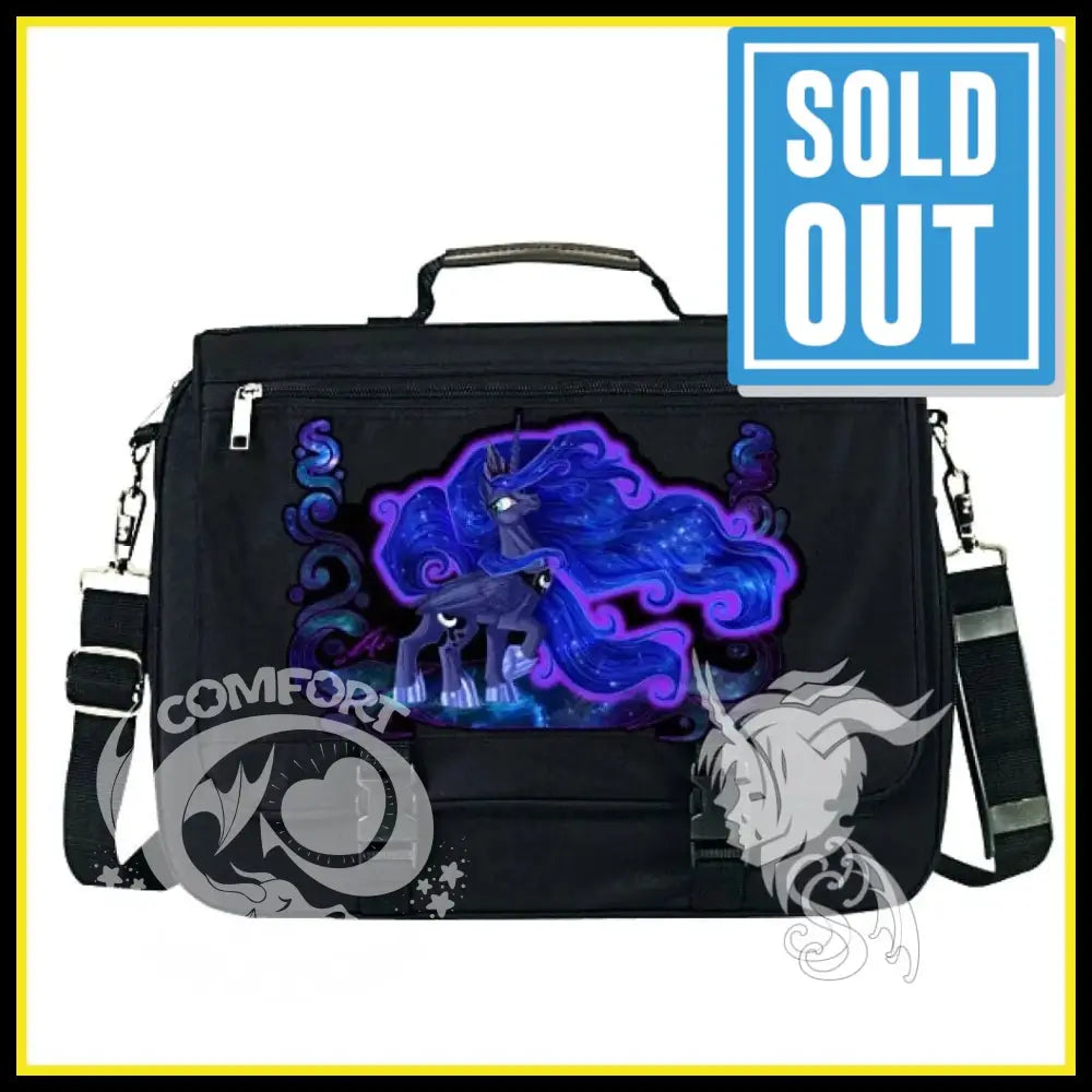 MLP Dreamwalker Luna Laptop Bag Shottsy Arts