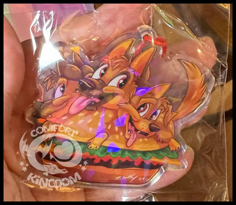 Mythical Munchies Keychains Burgerus