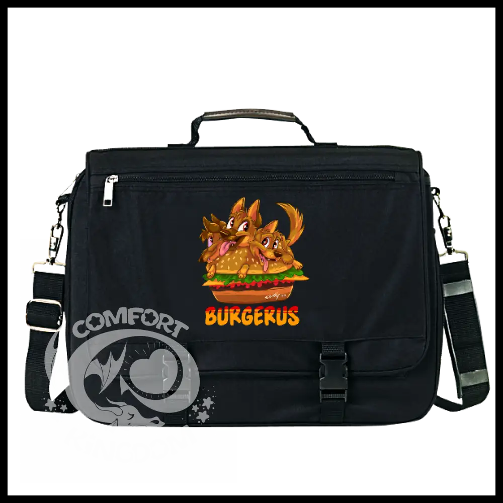 Mythical Munchies Messenger Bag Burgerus Laptop Bag