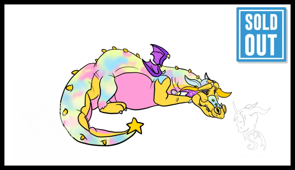 Vinyl Stickers: Dream Keep Dragons Daydream (Giant)