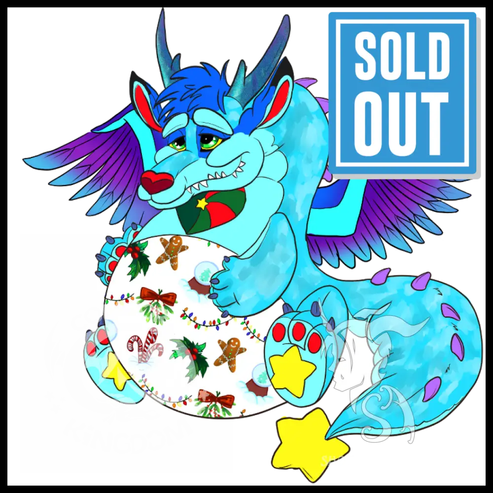 Vinyl Stickers: Dream Keep Dragons Holiday Dreams