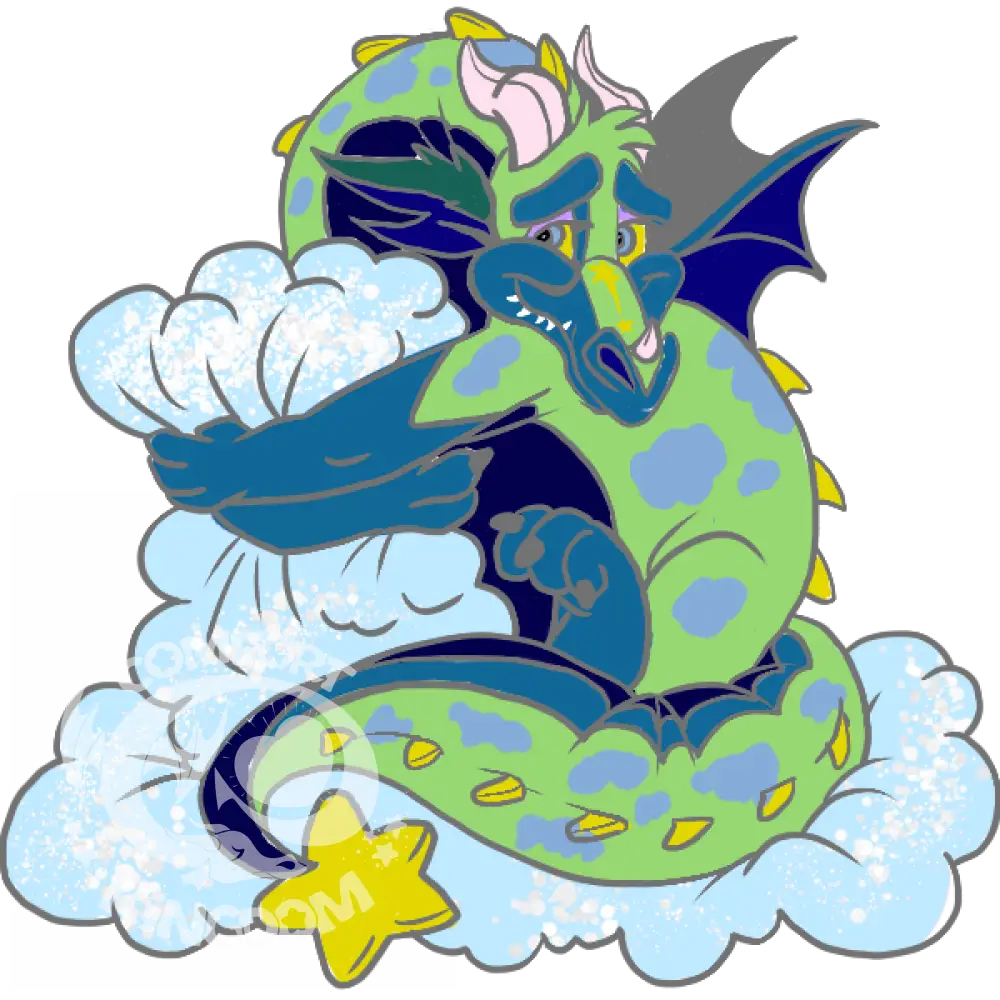 2” Hard Enamel Pin (Dream Keep Dragons) Tranquil Dreams Enamel Pin