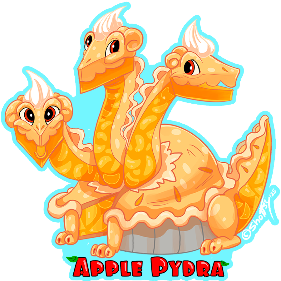 Apple Pydra Sticker