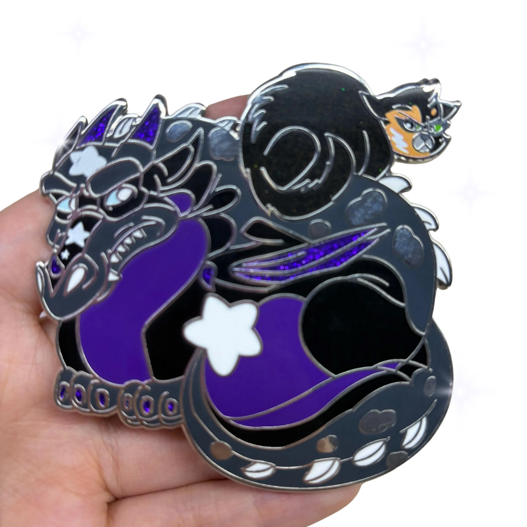 3” Large Dark Dreams Enamel Pin Enamel Pin