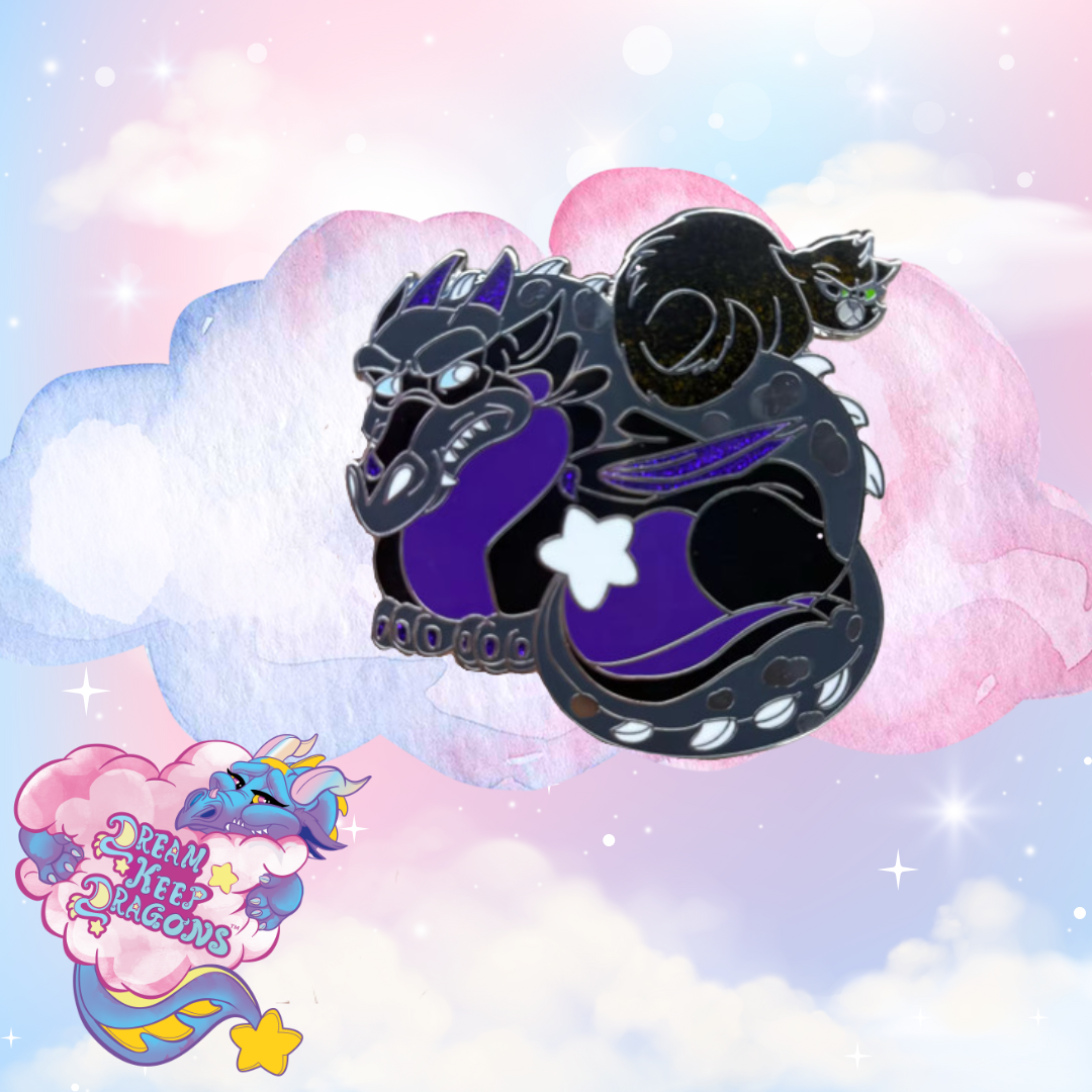 3” Large Dark Dreams Enamel Pin Enamel Pin