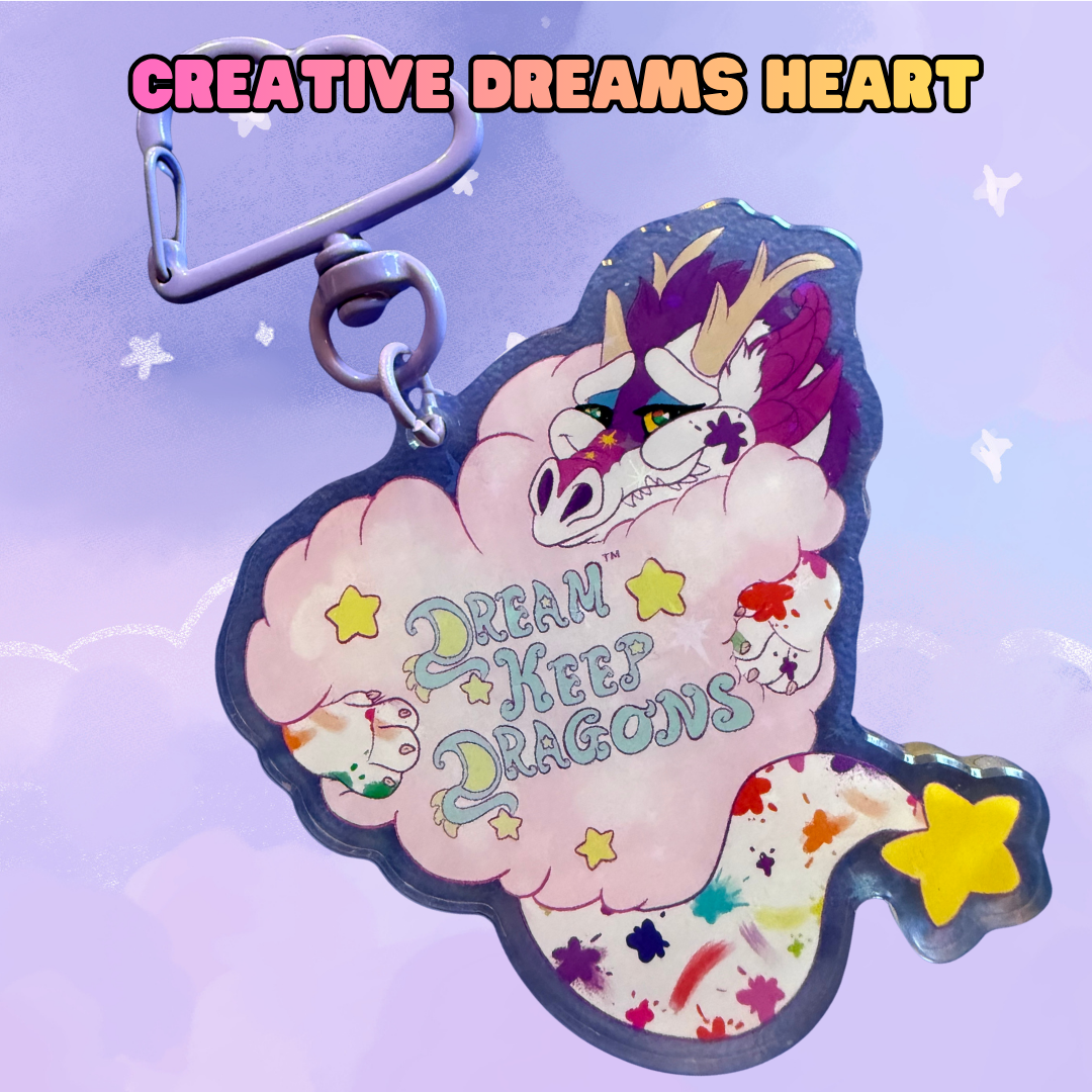 Dream Keep Dragons Heart Charms
