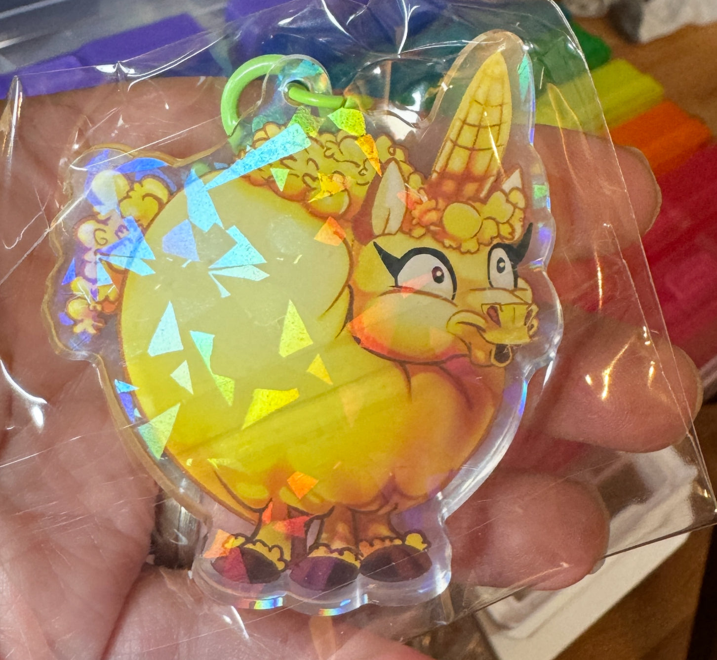 Mythical Munchies Keychains Popcorn