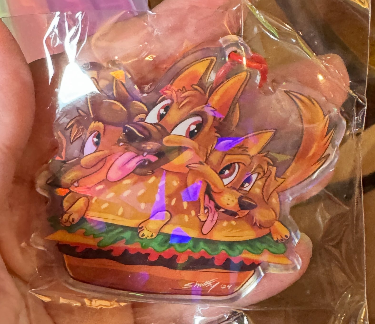 Mythical Munchies Keychains Burgerus