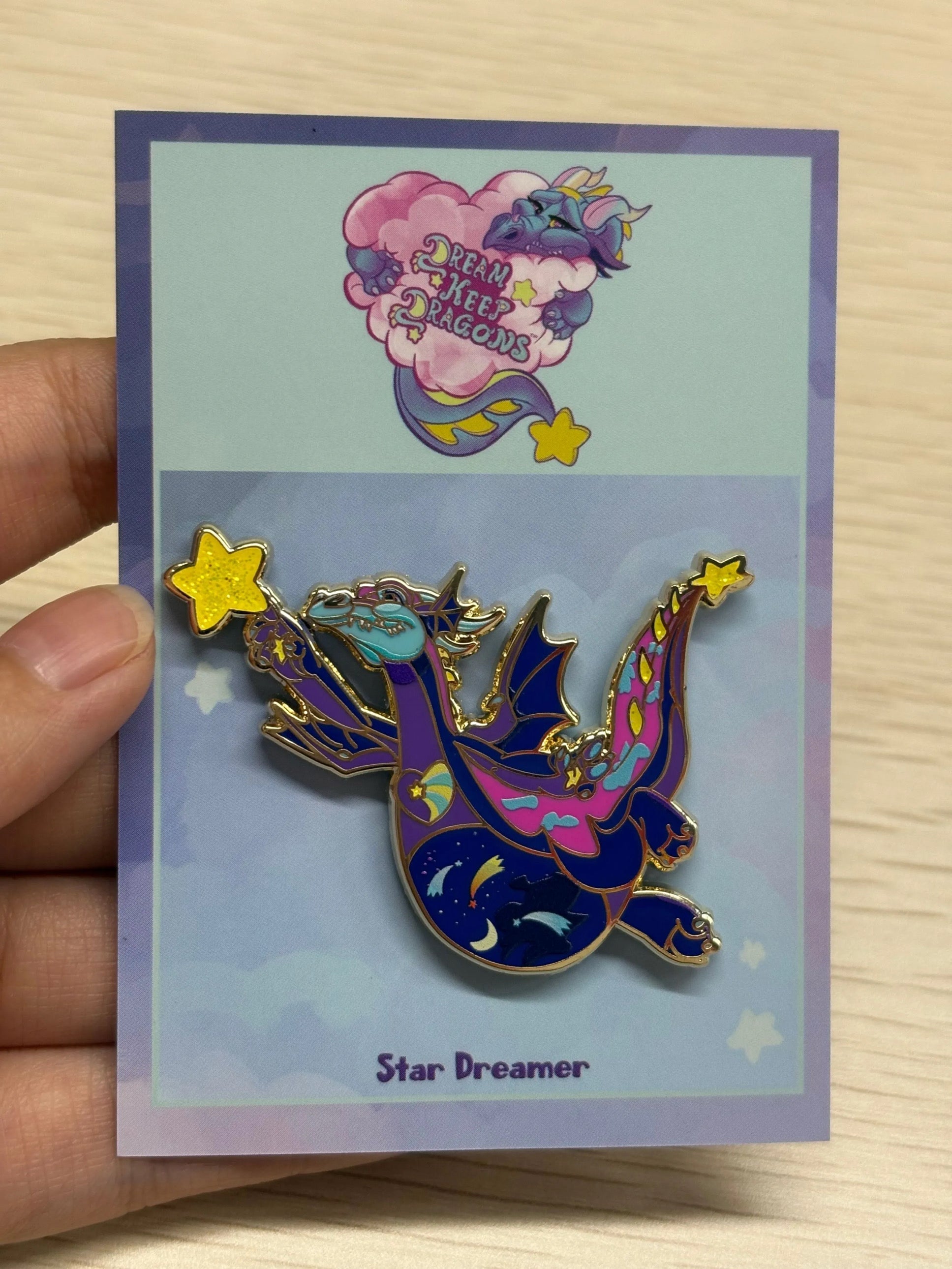 2” Hard Enamel Pin (Dream Keep Dragons) Enamel Pin