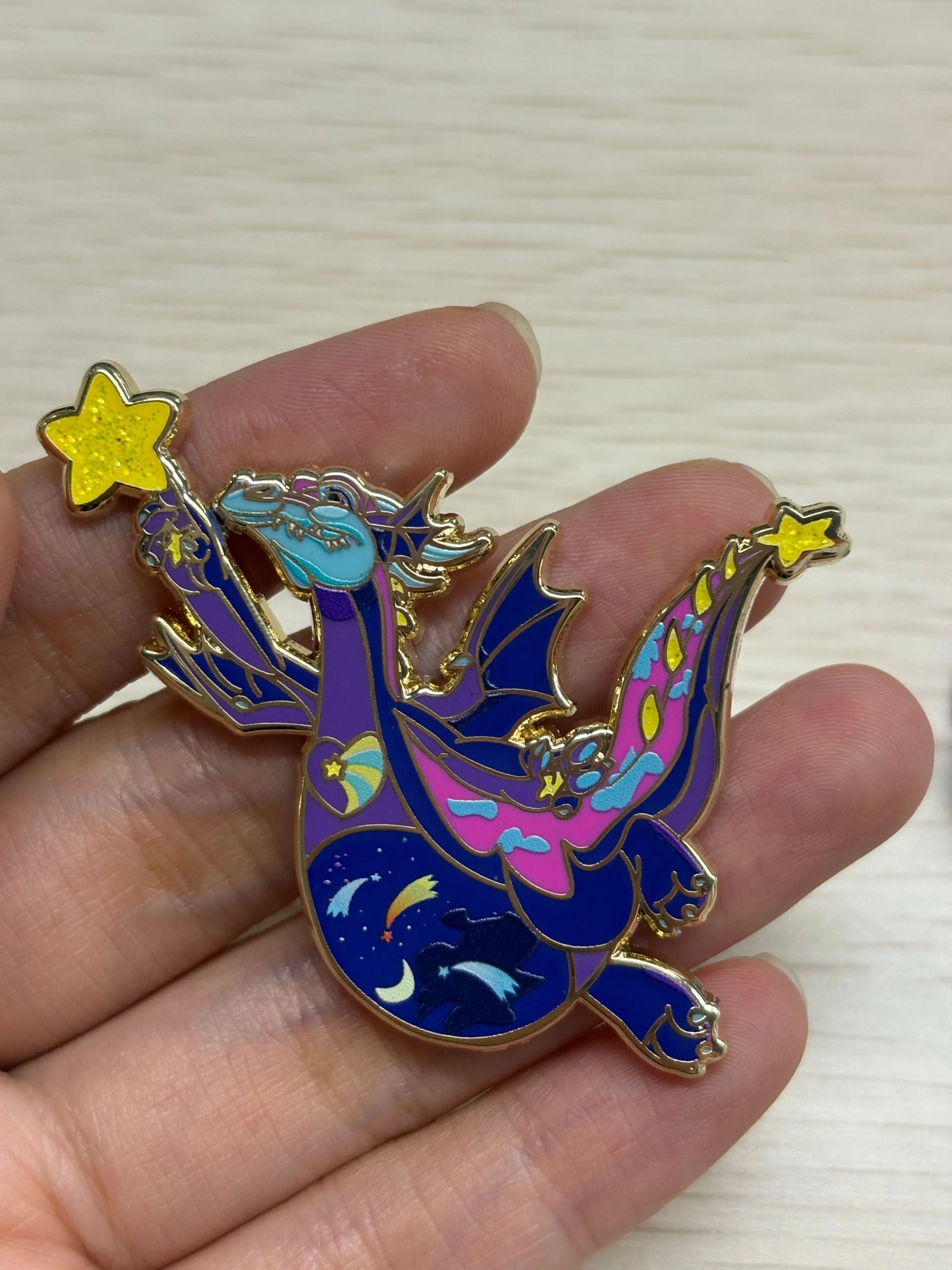 2” Hard Enamel Pin (Dream Keep Dragons) Enamel Pin