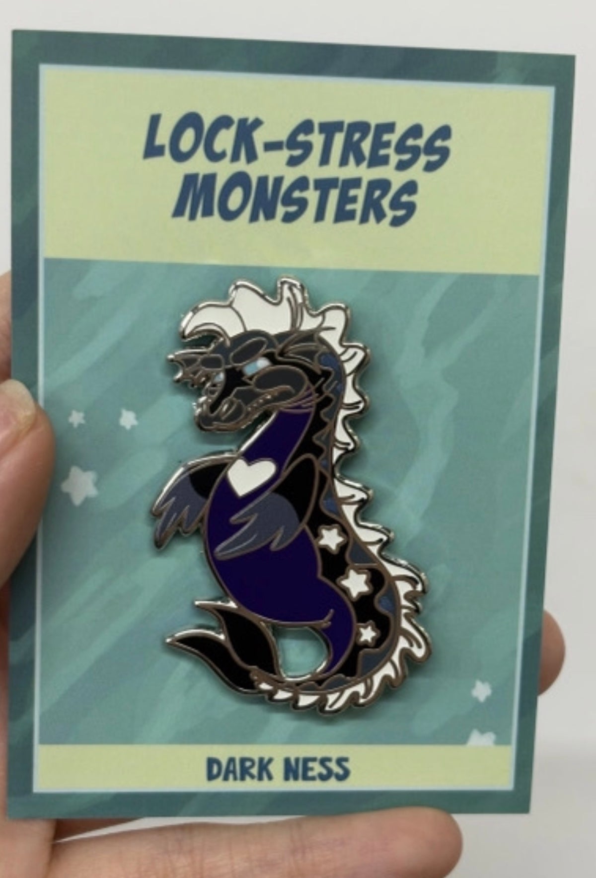 Glow in the Dark Dark Ness pin