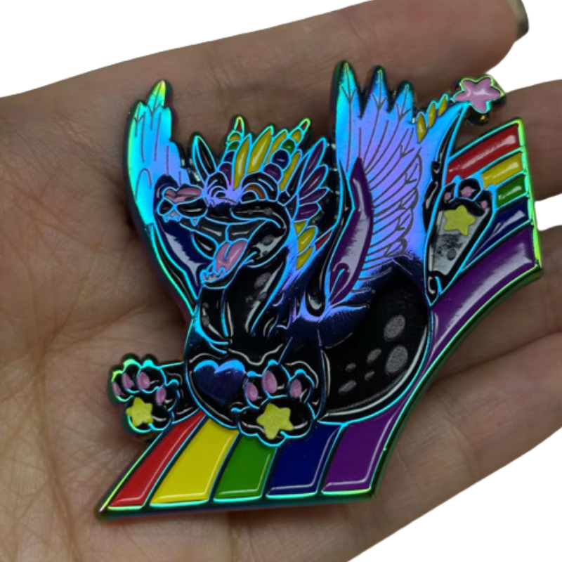 2” Hard Enamel Pin (Dream Keep Dragons) Enamel Pin