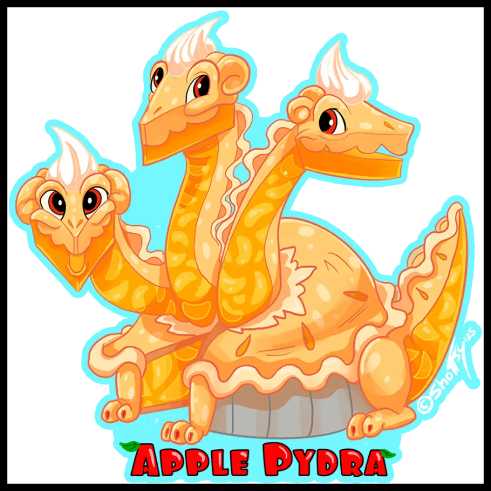 Apple Pydra Sticker