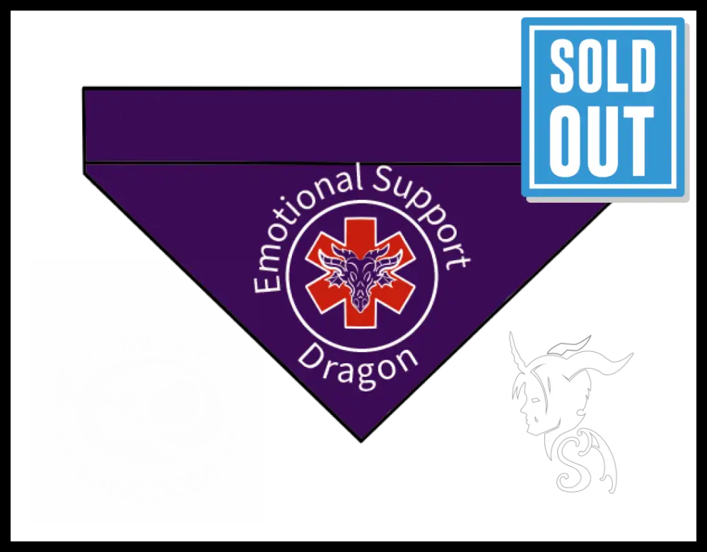 Bandanas Emotional Support Dragon Apparel & Accessories