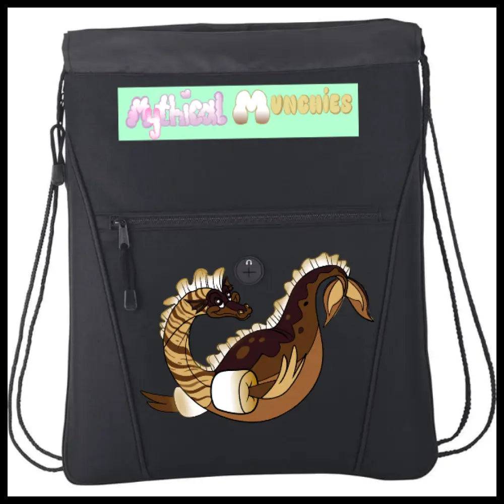 Chocness Monster Drawstring Bag Laptop Bag