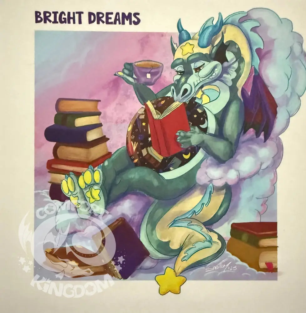 Dream Keep Dragon Mini Prints Bright Dreams