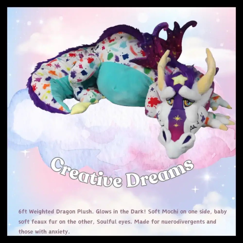 Giant Dream Keep Dragon 6ft Plush (Kickstarter Pricing) Creative Dream / Skin Only Unstuffed Doll