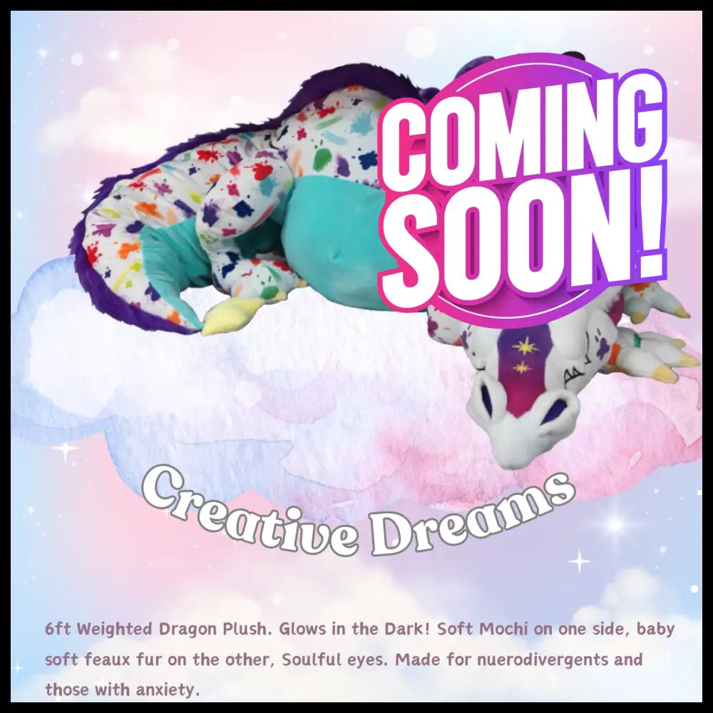 Giant Dream Keep Dragon 6ft Plush (Kickstarter Pricing) Creative Dream / Skin Only Unstuffed Doll