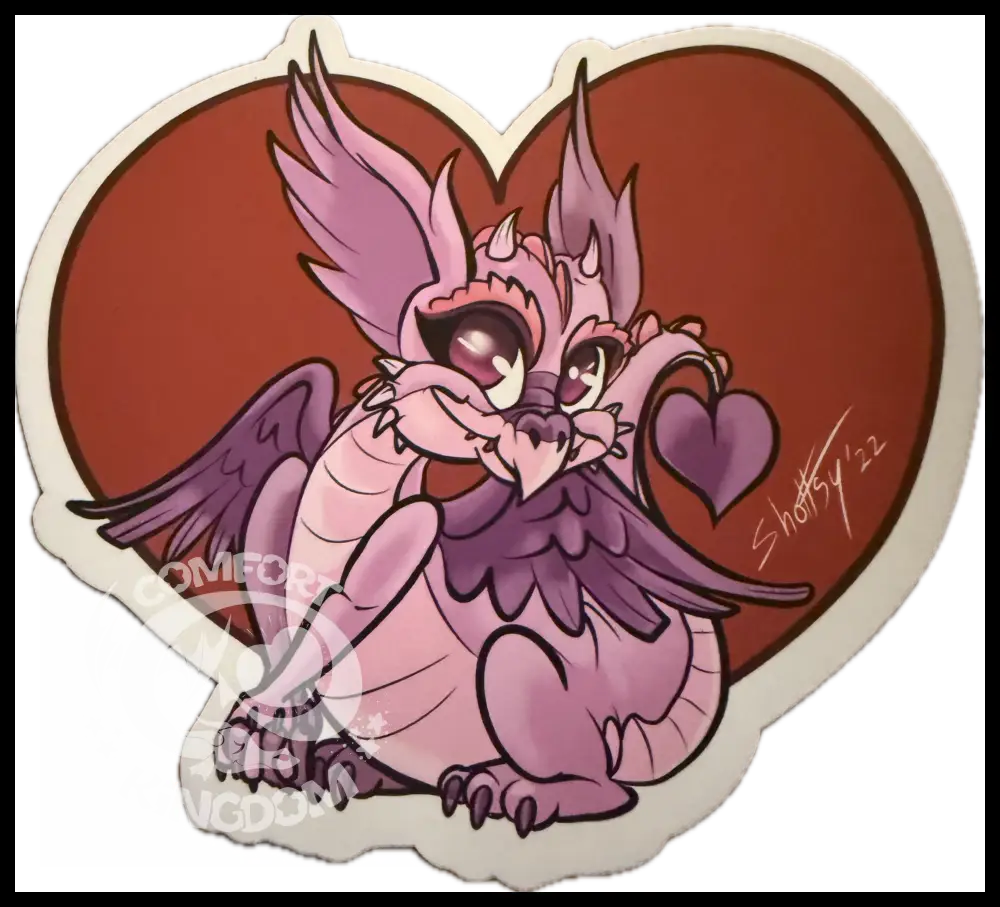 Love Dragon Sticker