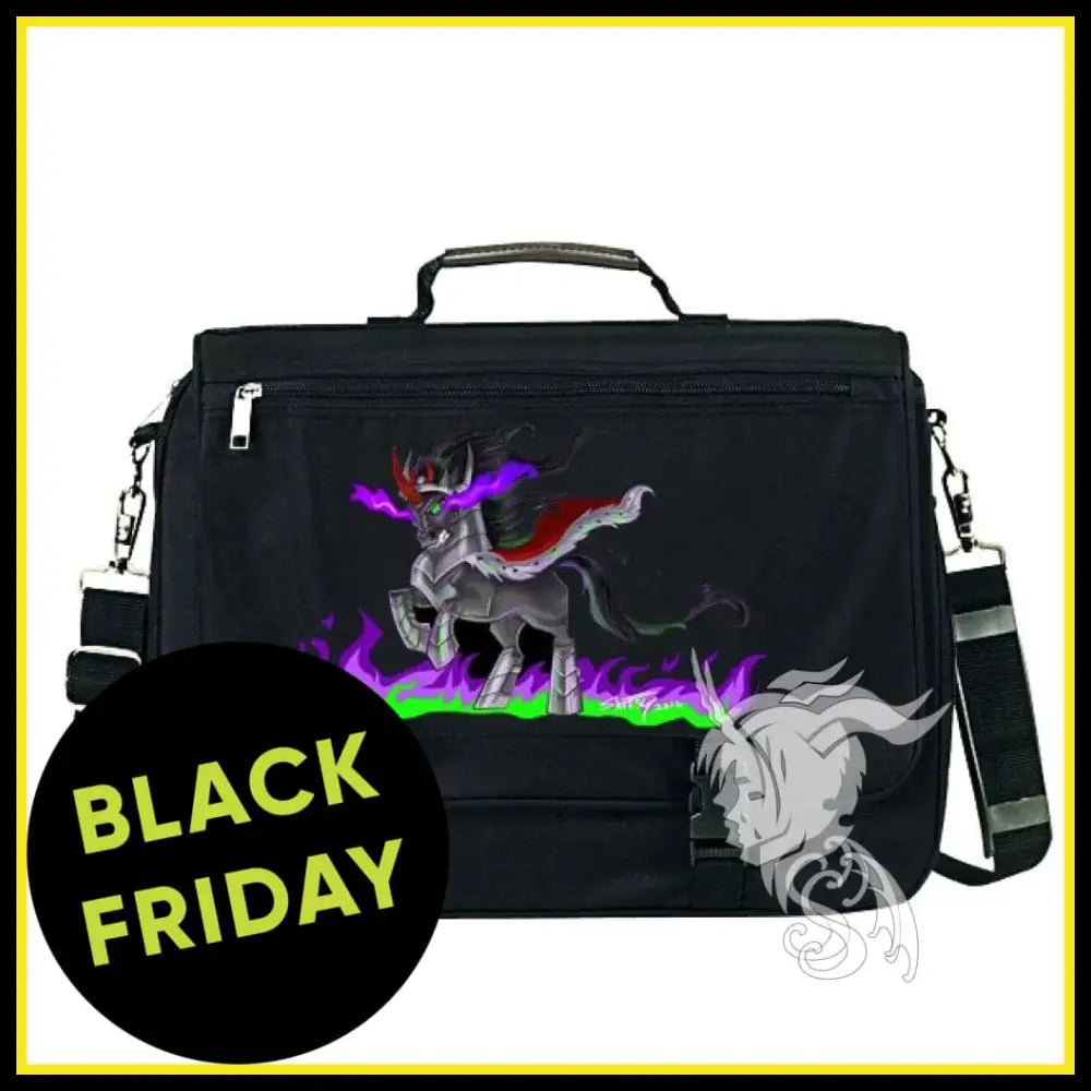 MLP King Sombra  Laptop Bag Shottsy Arts
