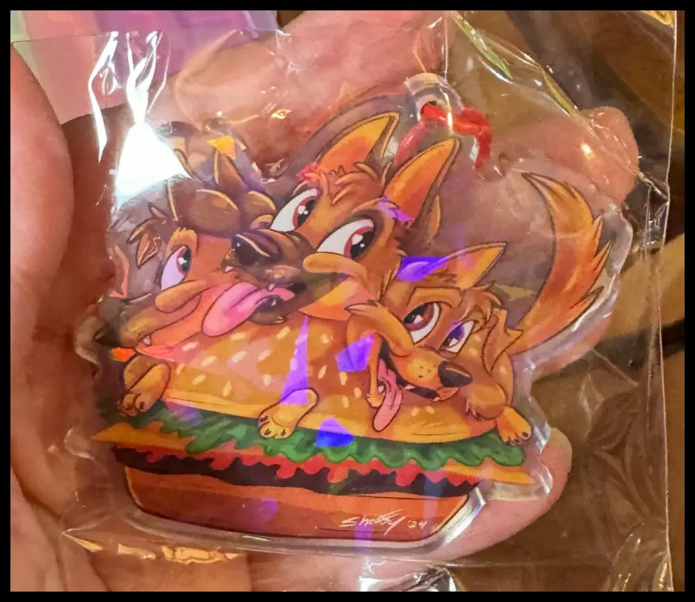 Mythical Munchies Keychains Burgerus