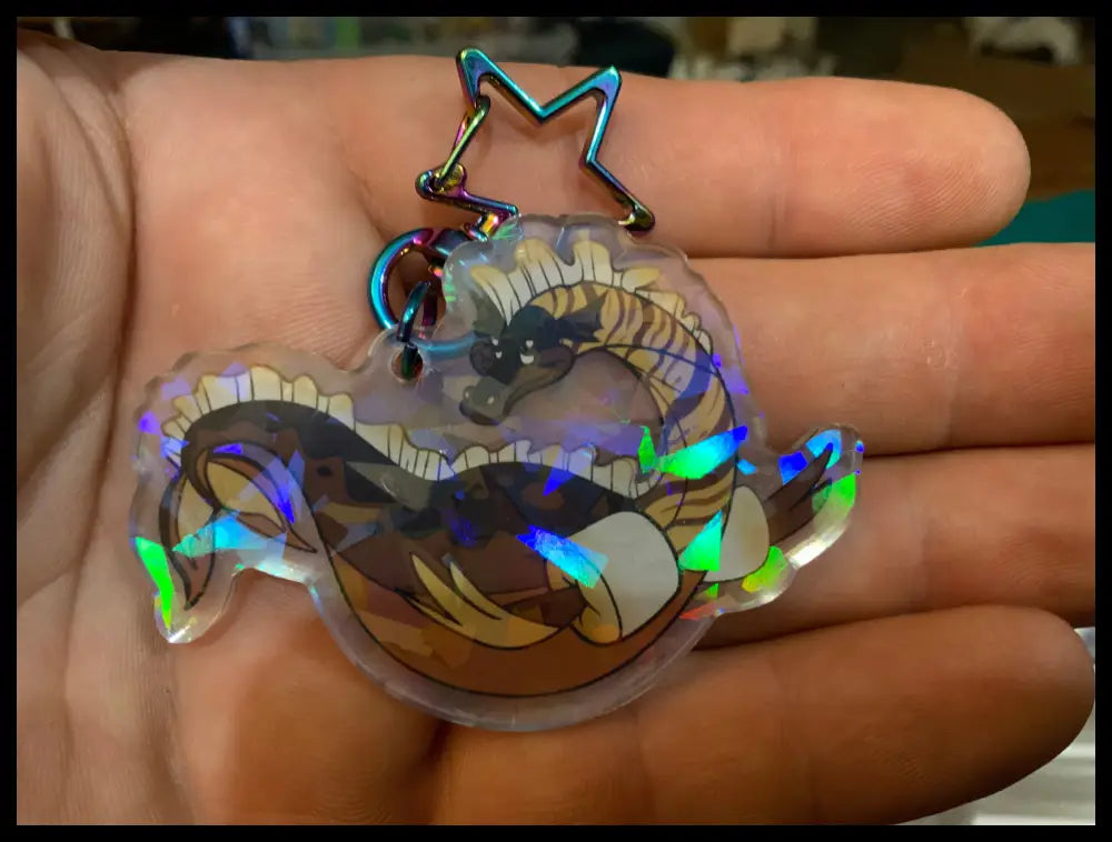 Mythical Munchies Keychains Chocness Monster