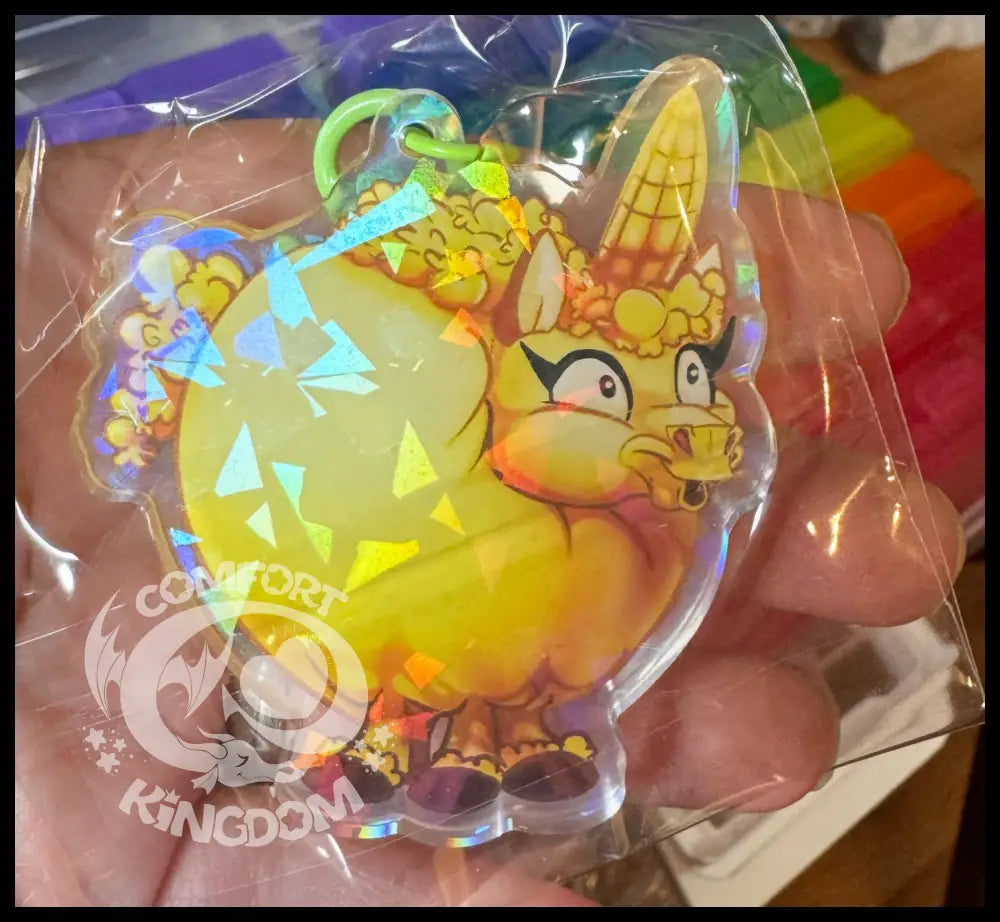 Mythical Munchies Keychains Popcorn