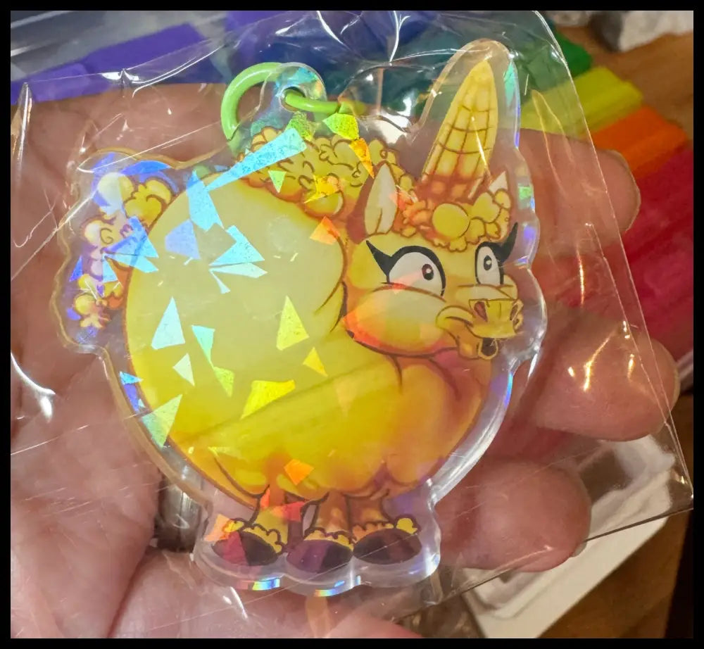 Mythical Munchies Keychains Popcorn
