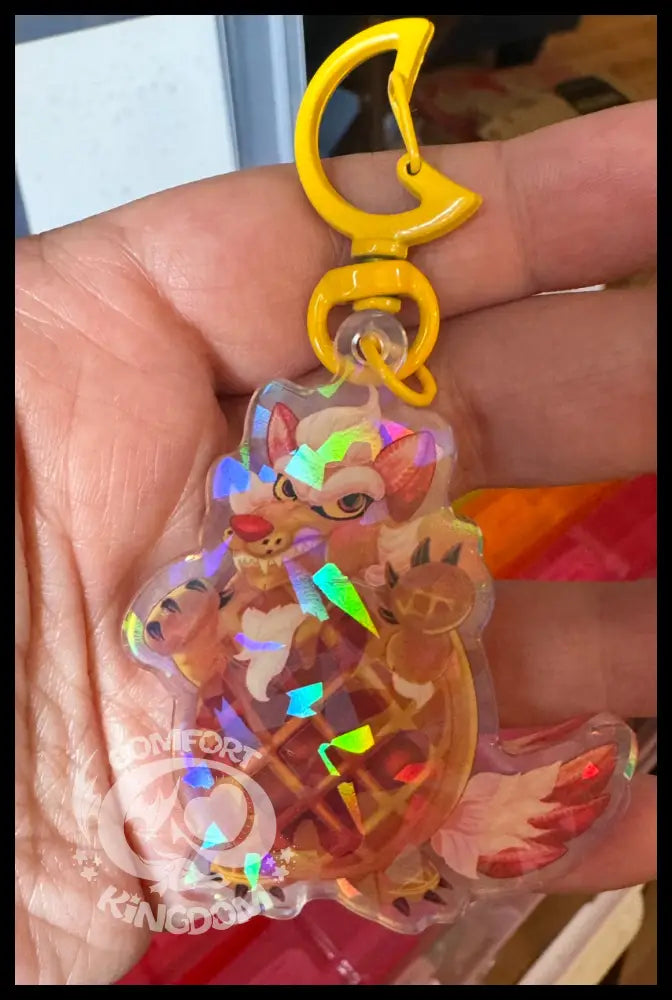 Mythical Munchies Keychains Were-Waffle