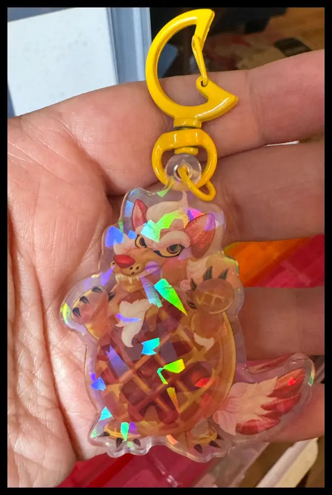 Mythical Munchies Keychains Were-Waffle