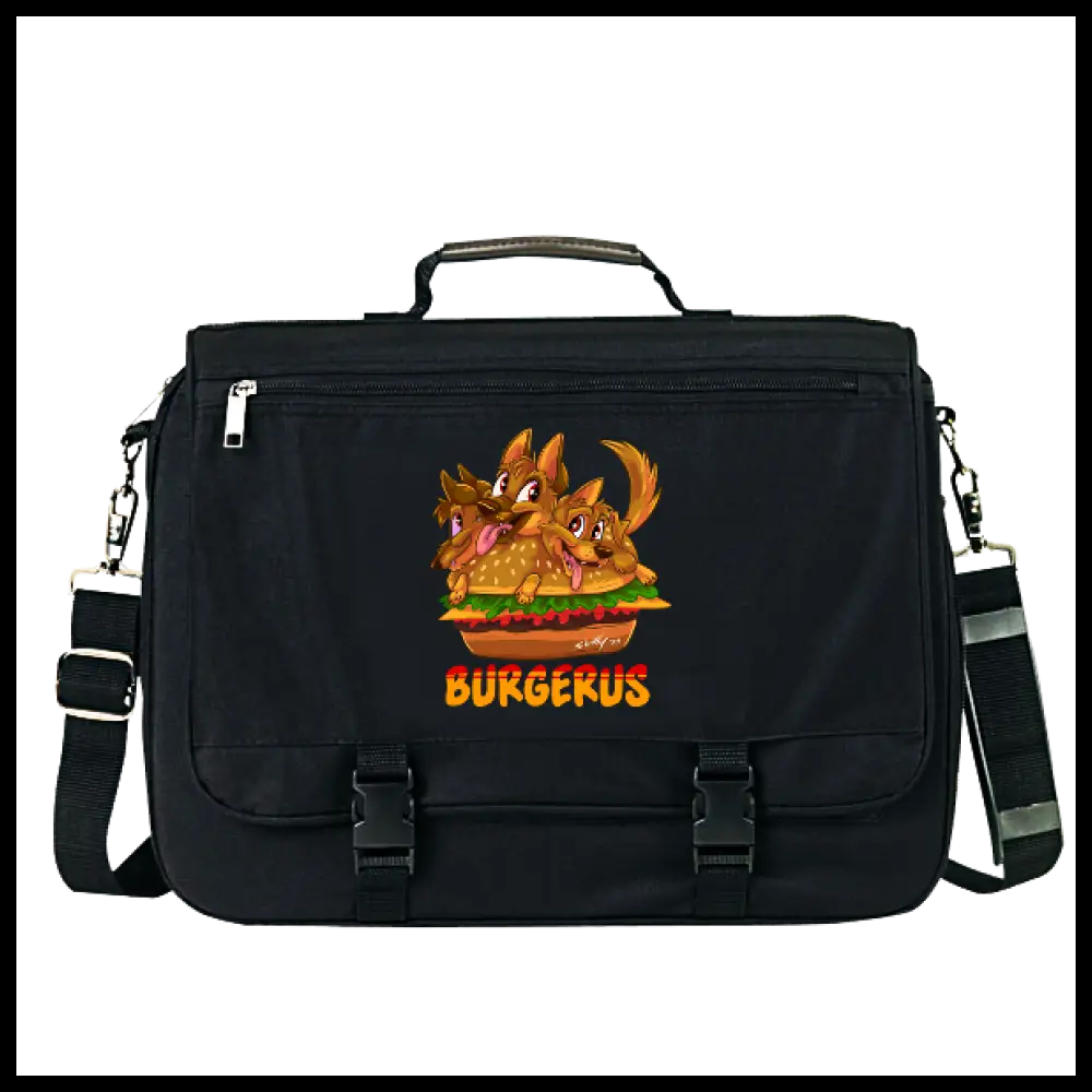 Mythical Munchies Messenger Bag Burgerus Laptop Bag