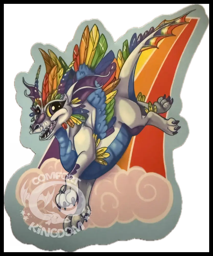 Rainbow Dragon Sticker