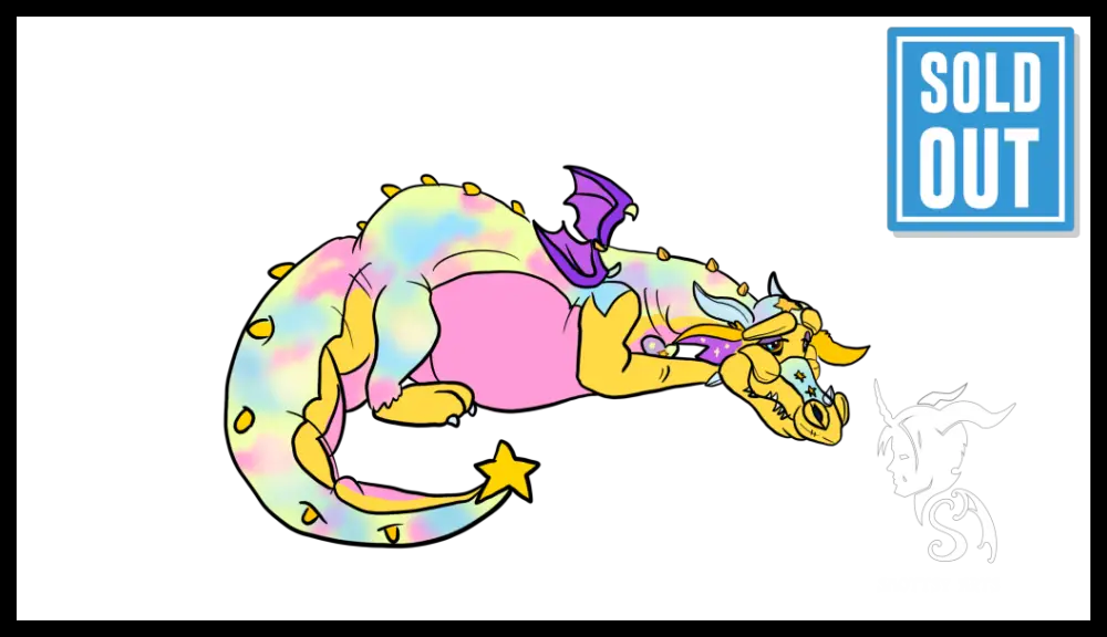 Vinyl Stickers: Dream Keep Dragons Daydream (Giant)