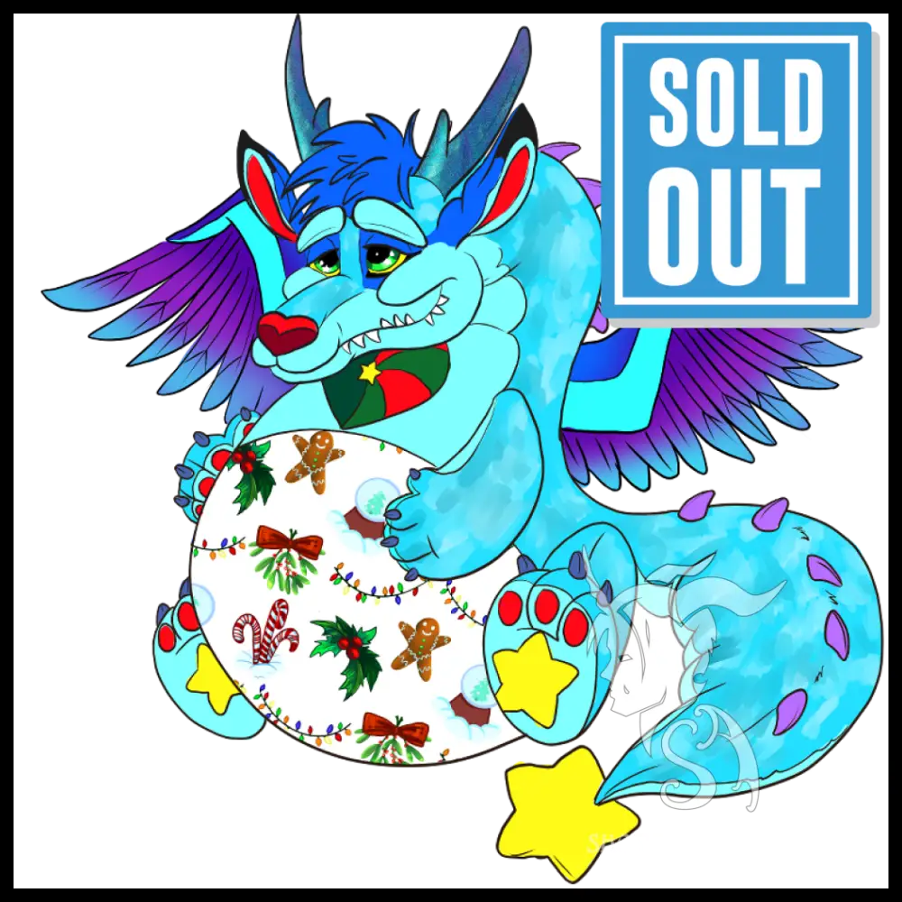 Vinyl Stickers: Dream Keep Dragons Holiday Dreams