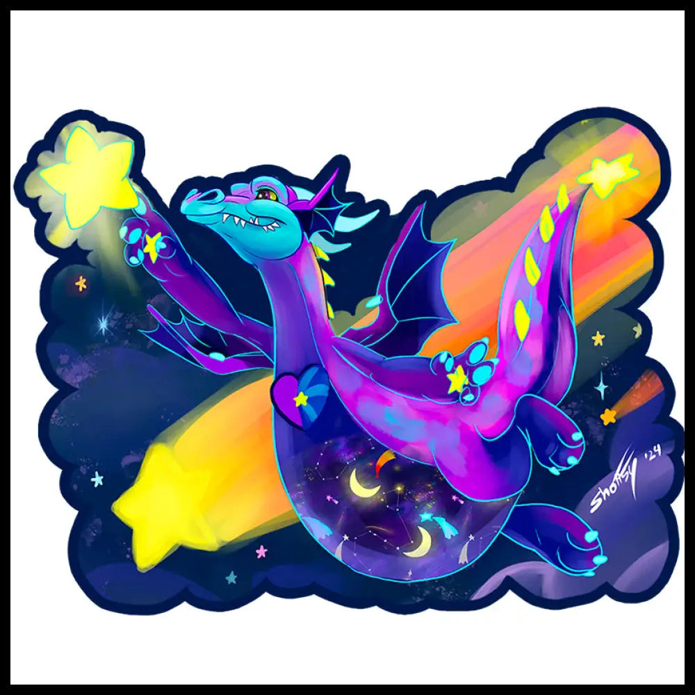 Vinyl Stickers: Dream Keep Dragons Star Dreamer