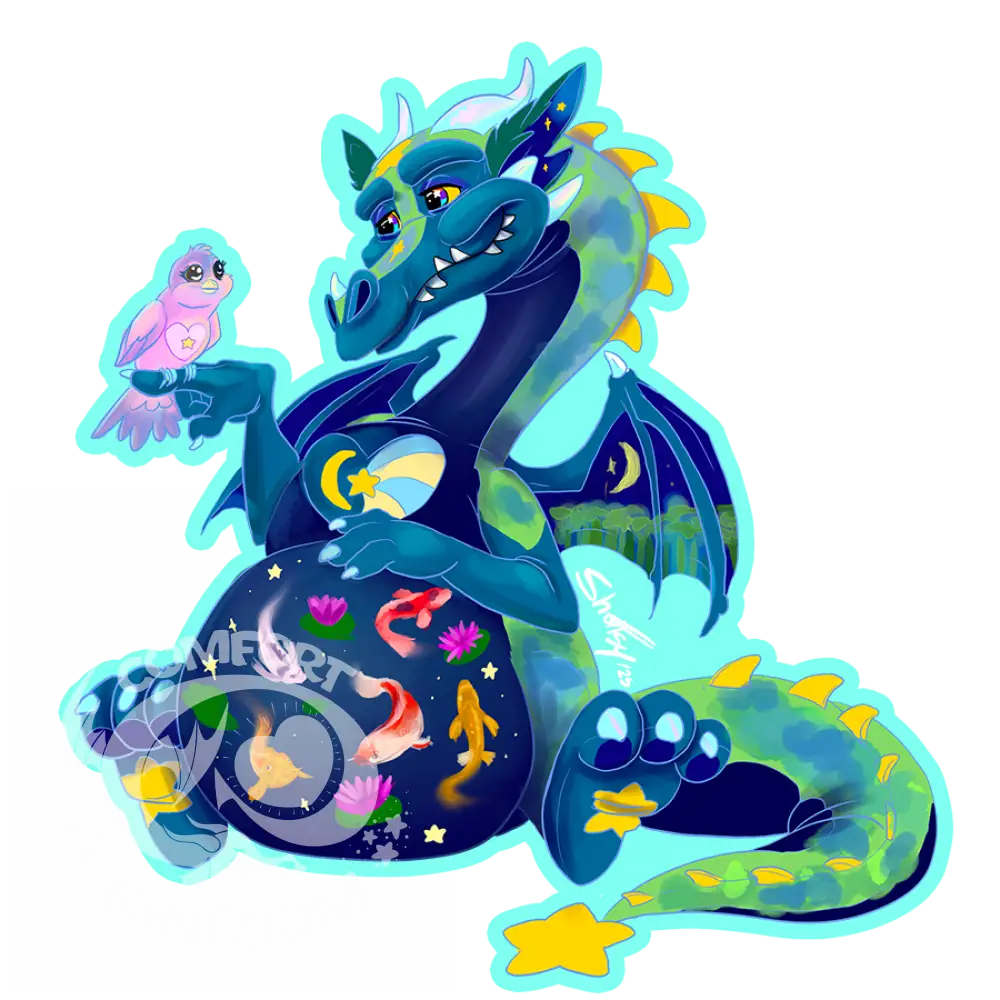 Vinyl Stickers: Dream Keep Dragons Tranquil Dream